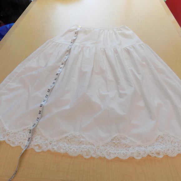 Woman's Two Tiered Slip Skirt  - Small - Picture 2 of 5